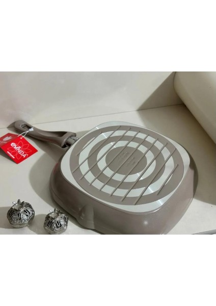 Pan-Dora Serisi Kristal Ezme Seramik 28 cm Grill / Izgara Tava modelleri