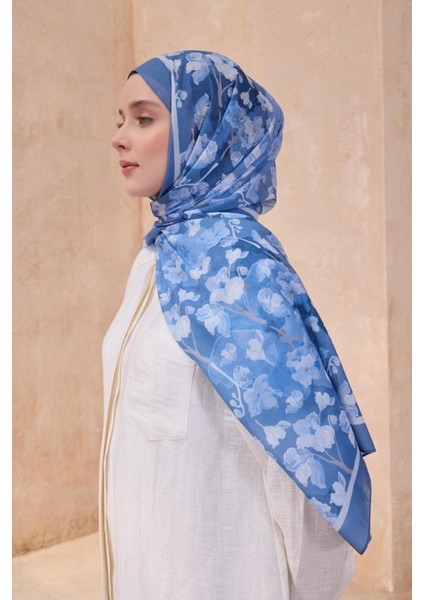 Fresh Tela Şal 4 - 07 Mavi Karışık Desen 49712