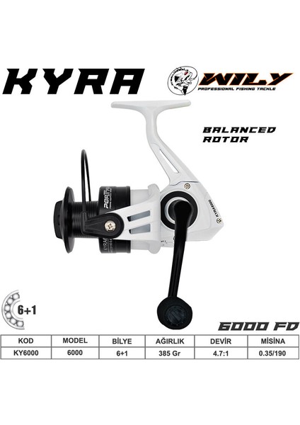 Portfish Kayra 6000 Olta Makinası 6+1 Bb