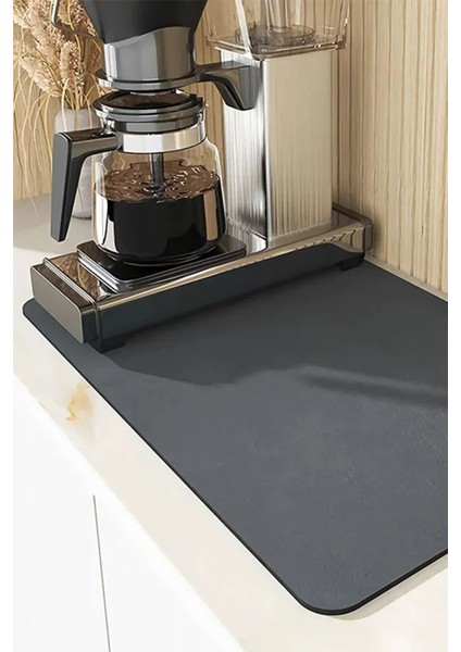 Katlanabilir 40X30CM Tezgah Üstü Bulaşık Yıkama ve Kurutma Matı, Siyah Renk fırsatları