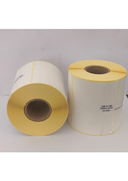 100X100 Termal Etiket 500LÜ Kargo Etiketi 3 Adet Rulo 1500 Etiket