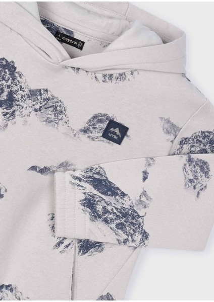 Erkek Çocuk Baskılı Kapşonlu Sweatshirt fırsatları