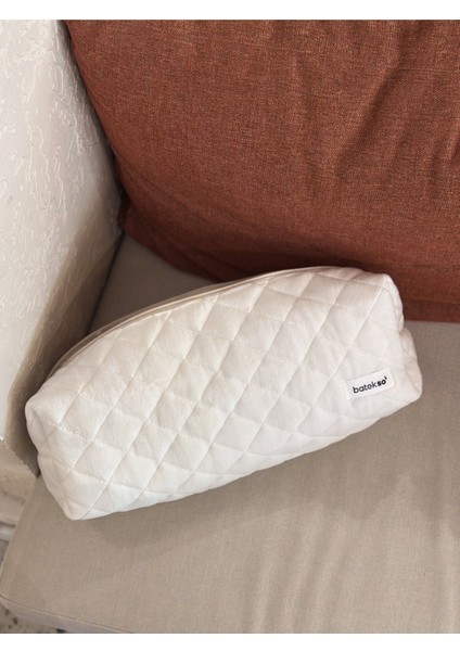 Beyaz Dokulu Saç Şekillendiricileri Için Seyahat Çantası - Xl Boy fırsatları