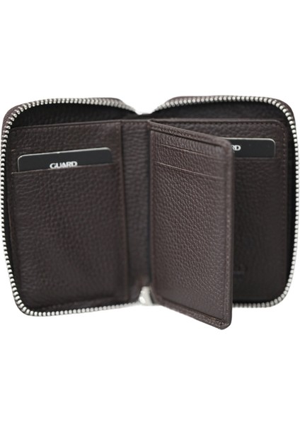 Fermuarlı Kahve Hakiki Deri Erkek Cüzdan P799 fiyatları