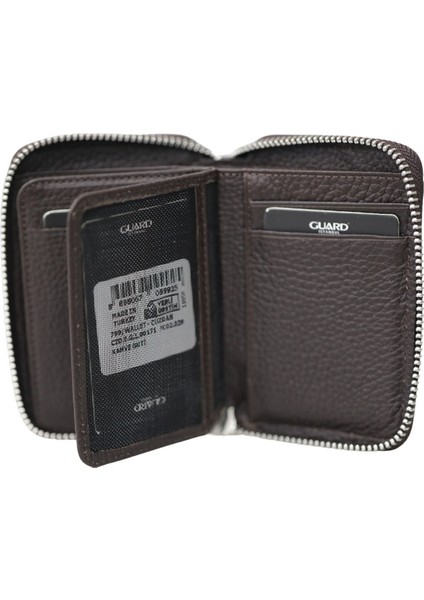 Fermuarlı Kahve Hakiki Deri Erkek Cüzdan P799 fırsatları