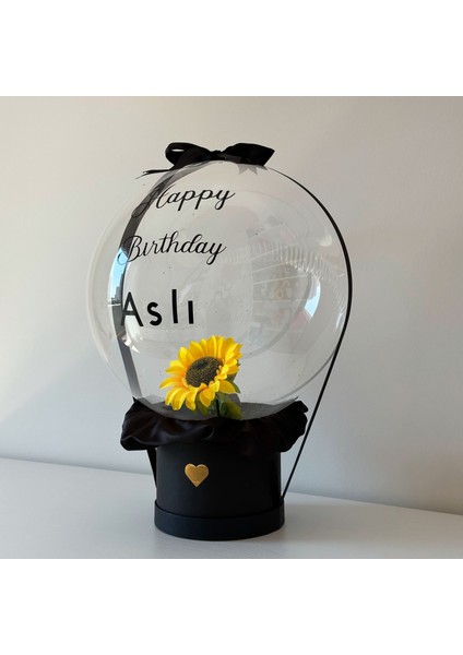 Tasarlanılabilir Hediye Çiçekli Balon Kutusu modelleri
