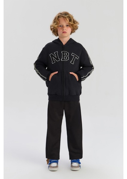 Bg Store Erkek Çocuk Siyah Eşofman Üstü