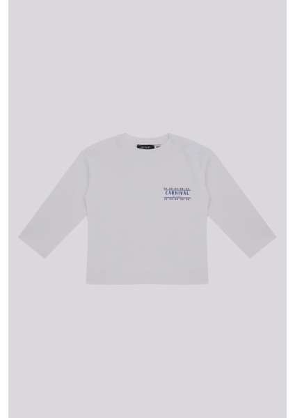 Bg Store Erkek Bebek Ekru Tshirt