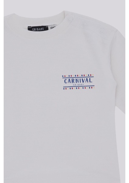 Bg Store Erkek Bebek Ekru Tshirt modelleri