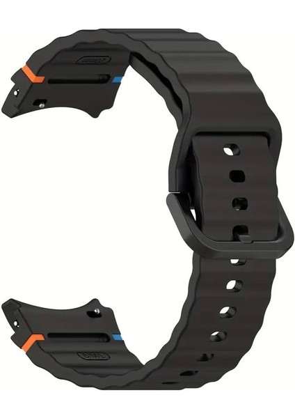 Samsung Galaxy Watch 7 44MM Kordon Ocean Silikon Dikiş Detaylı Lms