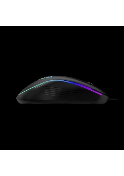 Teknoteg - Rsr - Gamdıas Aura Gs3, Çok Renkli Aydınlatma, USB Kablolu, 6 Tuşlu, Gaming Mouse, 3600DPI, Siyah fırsatları