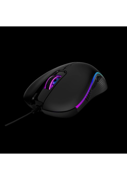 Teknoteg - Rsr - Gamdıas Aura Gs3, Çok Renkli Aydınlatma, USB Kablolu, 6 Tuşlu, Gaming Mouse, 3600DPI, Siyah indirimleri