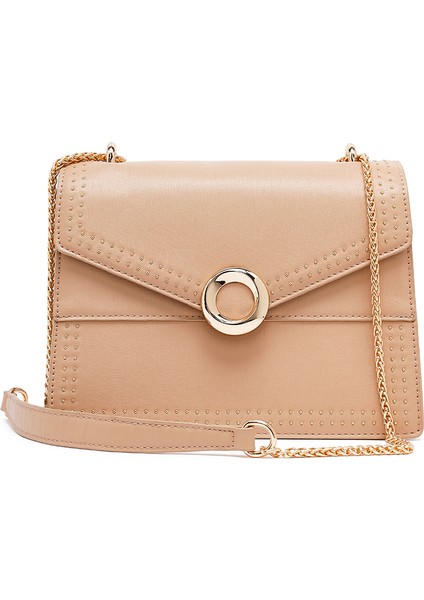 Kadın Bej Uzun Askılı Klasik Kol Çantası 25ABD261618