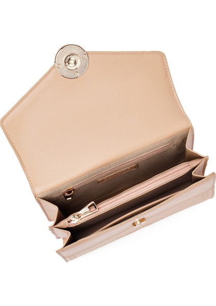 Kadın Bej Uzun Askılı Klasik Kol Çantası 25ABD261618