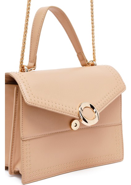 Kadın Bej Uzun Askılı Klasik Kol Çantası 25ABD261618