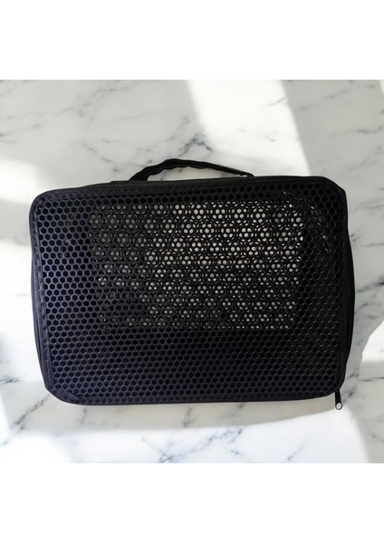 CEMGİZAY Kabin Boy KEDİ VE KÖPEK Taşıma Çantası | Uçak Onaylı | 40X30X23CM | Hava Delikli SİYAH