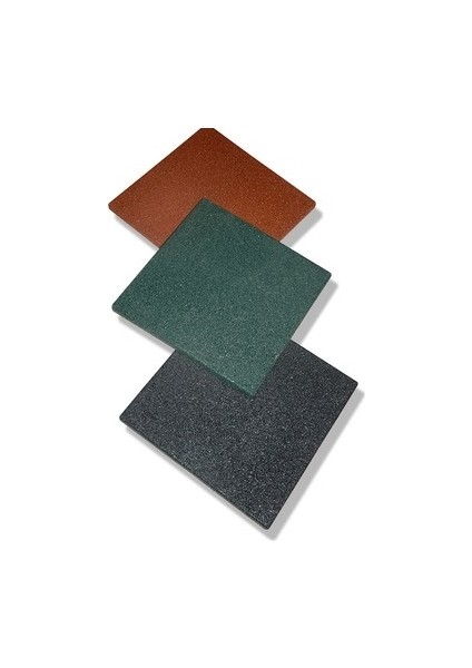 Karo Kauçuk Zemin Kaplama Fitness Spor Salonu Çocuk Parkı 40*40CM Premium Kalite