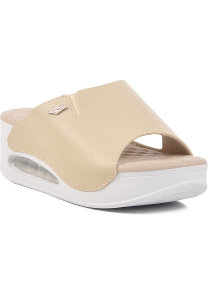 Bej Air Taban Kadın Terlik 100-962 Z