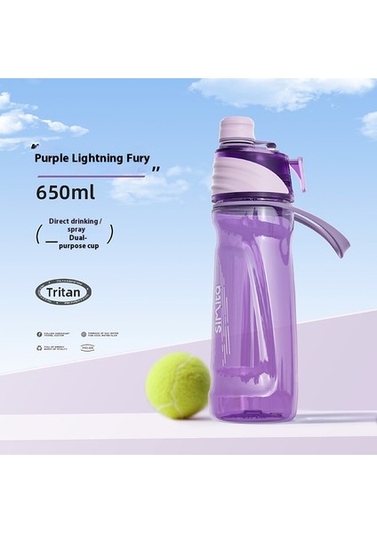 Spor Sprey Kupa Büyük Kapasiteli Öğrenci Düşürmez Kullanışlı Plastik Bardaklar (Yurt Dışından)