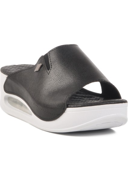 Siyah Air Taban Kadın Terlik 100-962 Z
