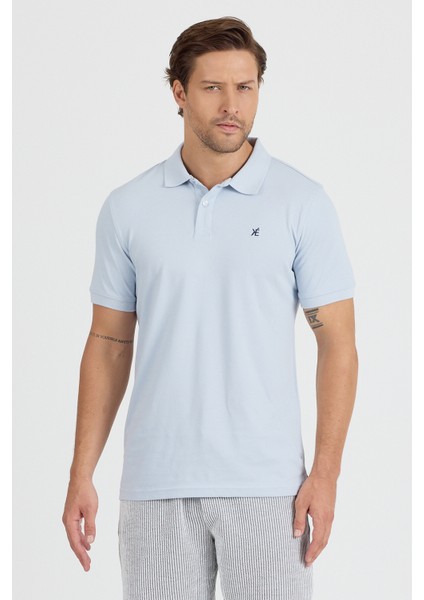 Regular Fit Pamuk Polo Yaka Kısa Kollu Pike Erkek Tişört 0002 fırsatları