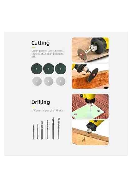 350 Parça Çift Makinalı Çok Fonksiyonlu Gravür Oyma Dremel Taşlama Zımpara Kesme Set Dremel indirimleri