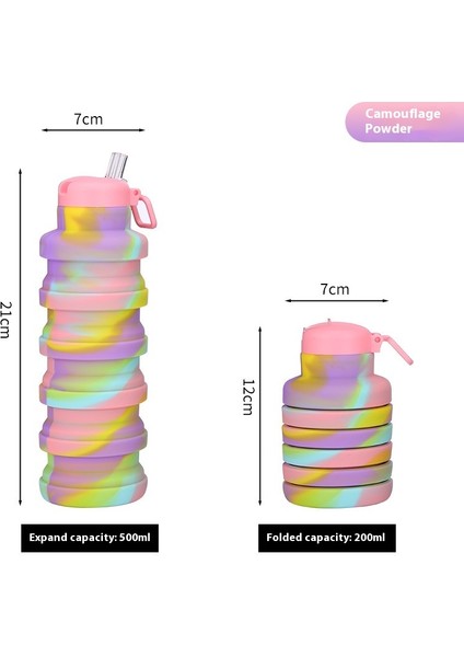 Silikon Spor Açık Katlanır Kupa (Yurt Dışından)