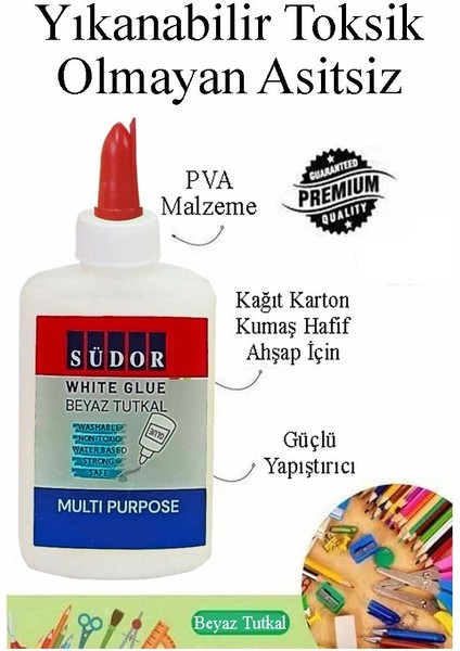 Beyaz Tutkal 250 gr 1 Adet Südor Beyaz Mobilya Tutkalı 250 gr Ahşap Tutkalı Su Bazlı Çok Amaçlı Beyaz Tutkal fiyatları