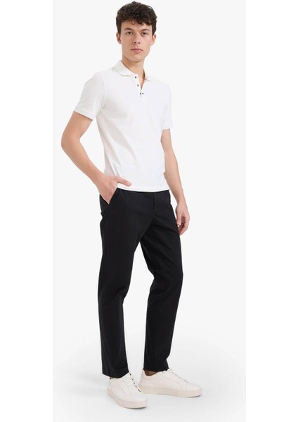 Regular Fit Chino Siyah Erkek Pantolon D7349AX/BK81 fırsatları