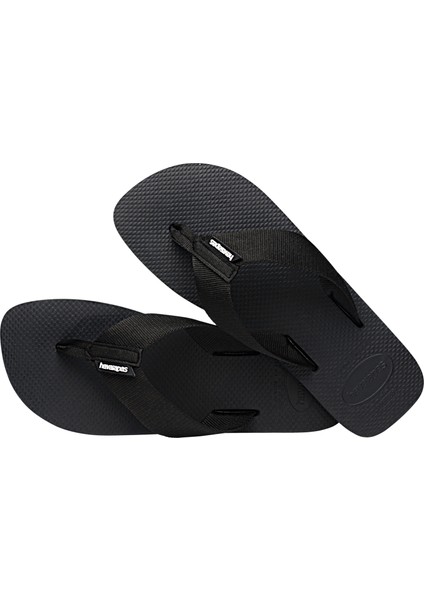 Urban Basic Siyah Erkek Terlik 45-46