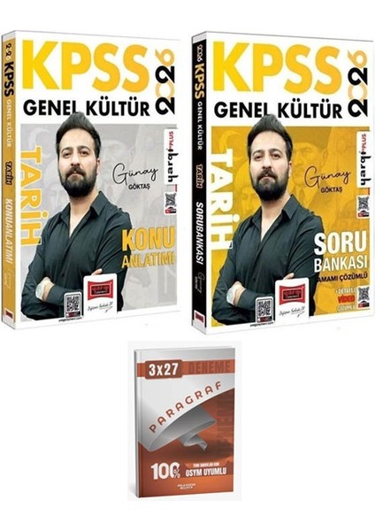 Yargı 2026 Kpss Tarih Konu + Soru Bankası 2 Li Set+Anla Kazan Paragraf