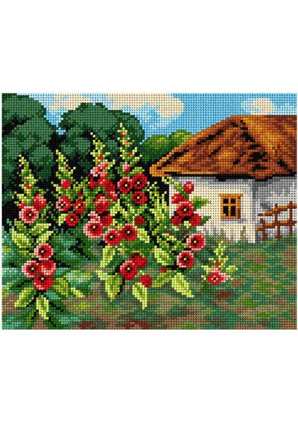 Baskılı Goblen Bahçe 2461 24*30 cm