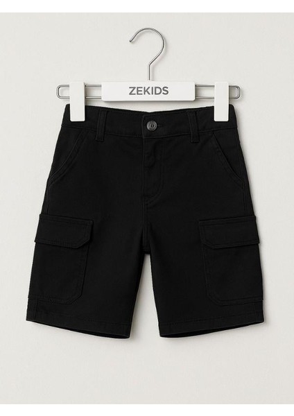 Erkek Bebek Pamuklu Kumaş Cepli Şort indirimleri