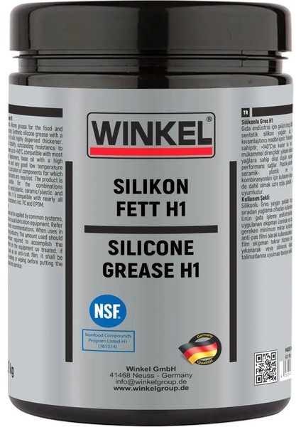 Wınkel Silikonlu Gres H1 1kg
