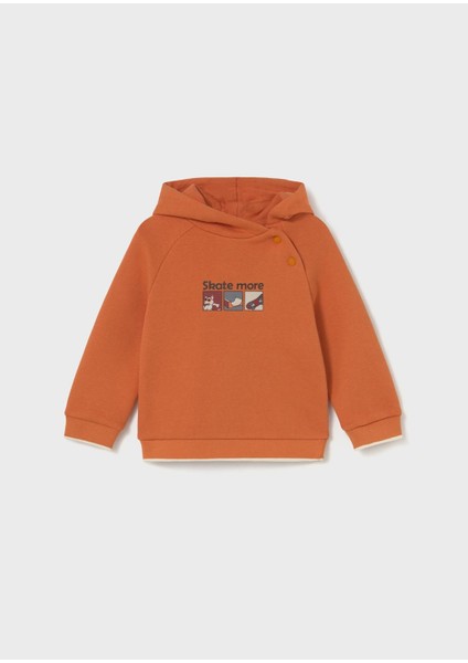 Erkek Bebek Kapşonlu Sweatshirt