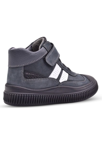 Marcus Erkek Çocuk Hakiki Deri Tek Cırtlı Füme Rengi Bot fiyatları