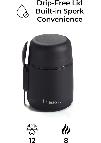 Bon Appétit Yemek Termosu - Noir 500 ml indirimleri