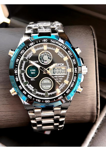 Çelik Kordon Dijital ve Analog 2 Yıl Garantili 3 Atm Suya Dayanıklı Erkek Kol Saati JOE.CL07 modelleri