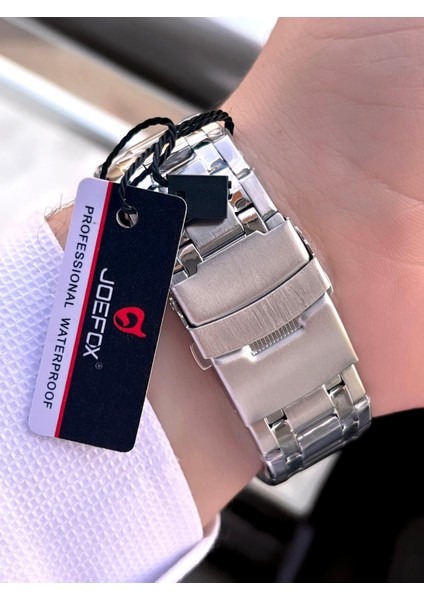 Çelik Kordon Dijital ve Analog 2 Yıl Garantili 3 Atm Suya Dayanıklı Erkek Kol Saati JOE.CL07 fırsatları