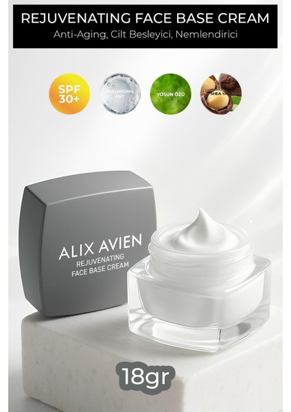 Rejuvenating Face Base Cream - Çok Amaçlı Gençleştirici Makyaj Bazı Kremi Spf 30