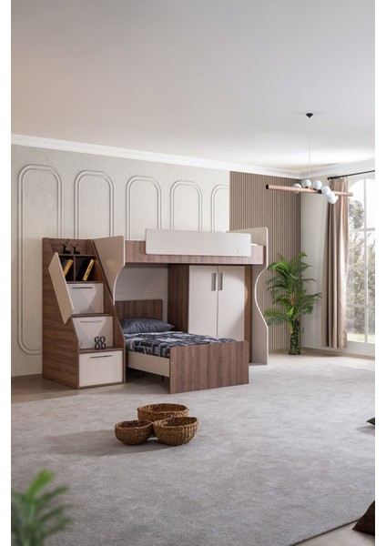 Ranza, Milano Çift Kişilik Dolaplı Modern Ranza + 2 Adet Comfort Yatak fiyatları