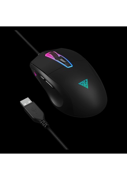 Teknoteg - Rsr - Gamdıas Zeus M5, Rgb Aydınlatma, USB Kablolu, 7 Tuşlu, Gaming Mouse, 12800DPI, Siyah fiyatları