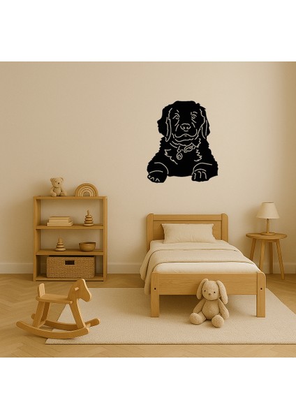 Mdf Küçük Köpek Yüzü Sanatsal Tablo - ALVN5877-2397 modelleri