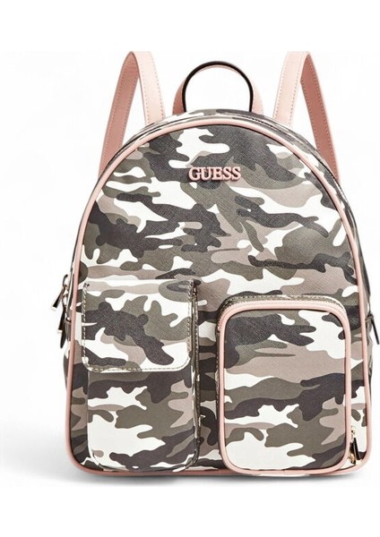 Kamuflaj Siyah-Desenli Kadın Sırt Çantası CM775133