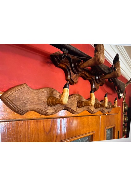 82 cm Uzunluğunda Gerçek Karaca Ayaklarından Askılık fiyatları