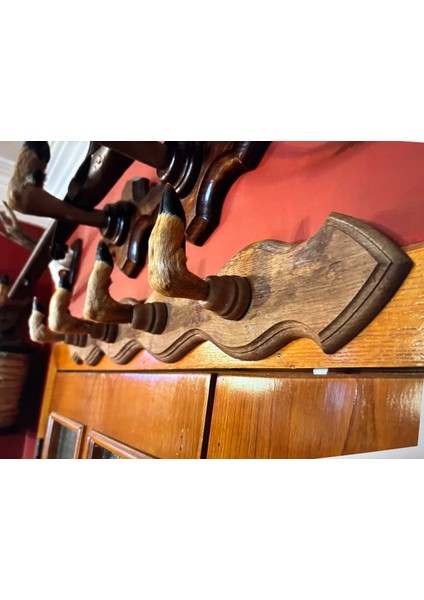 82 cm Uzunluğunda Gerçek Karaca Ayaklarından Askılık modelleri