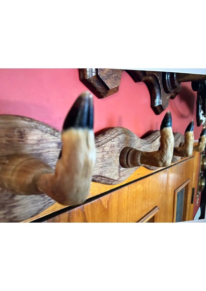 82 cm Uzunluğunda Gerçek Karaca Ayaklarından Askılık fırsatları