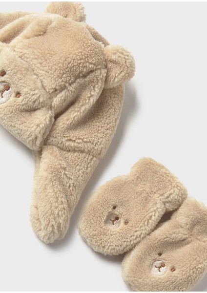 Erkek Bebek Peluş Şapka E Eldiven Takım fiyatları