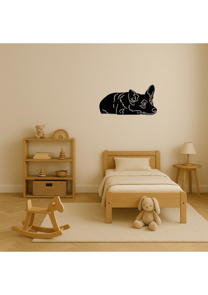 Minimalist Köpek Yüzü Mdf Dekoratif Tablo - ALVN3075-8448 modelleri