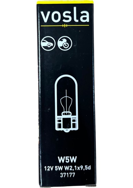 T10 Dipsiz 12V 5W Park Plaka Ampulü Alman Malı 10 Adet Fiyatıdır